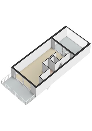 Plattegrond - Duitslandlaan 35, 6414 HN Heerlen - Duitslandlaan 35 Heerlen - 1e Verdieping 3D.jpg